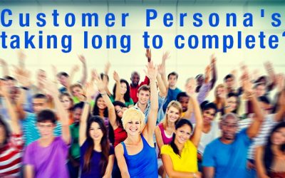 Customer Persona’s taking long to complete?